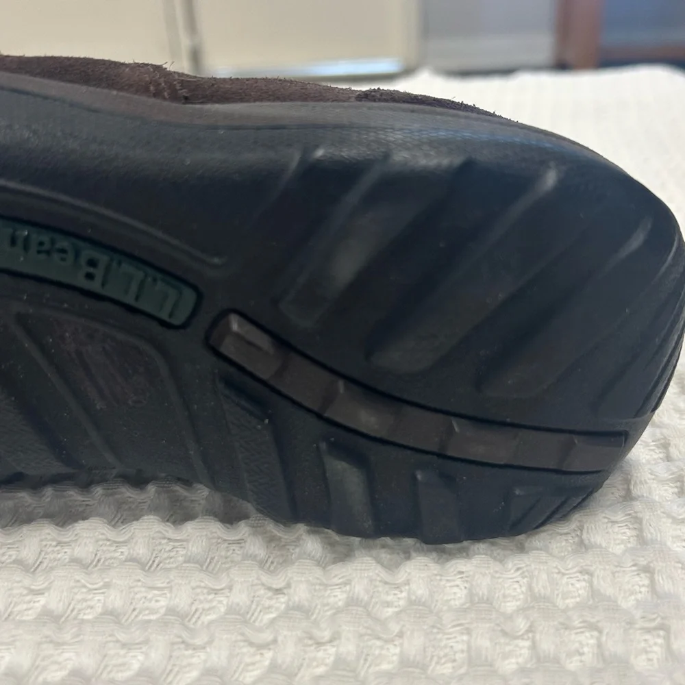 L.L. Bean Brown Suede Loafers. Size 10 1/2.